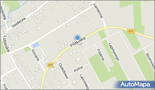 Hydrant, DW 805, Pilawska, Osieck - Hydrant