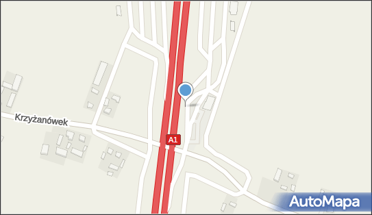 Hydrant, A1, E30, Krzyżanówek - Hydrant