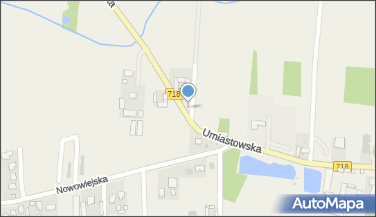 Hydrant, DW 718, Umiastowska, Umiastów - Hydrant