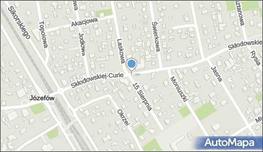 Hydrant, Marii Skłodowskiej-Curie 14, Józefów - Hydrant