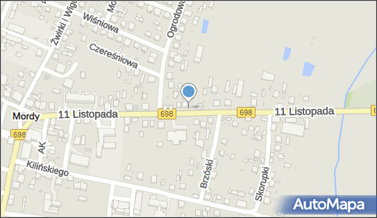 Hydrant, 11 Listopada698 41, Mordy 08-140 - Hydrant