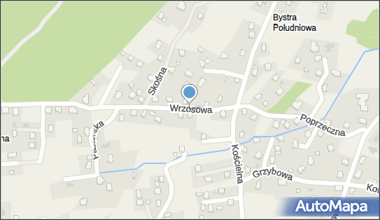 Nadziemny, Wrzosowa, Bystra 43-360 - Hydrant