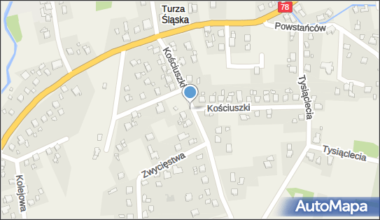 Nadziemny, Kościuszki Tadeusza, gen., Turza Śląska 44-351 - Hydrant