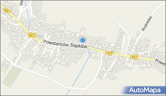 Nadziemny, Powstańców Śląskich417, Pawłów 47-491 - Hydrant