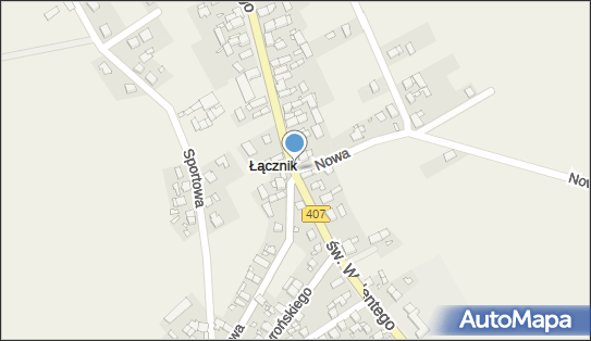 Nadziemny, św. Walentego407, Łącznik 48-220 - Hydrant