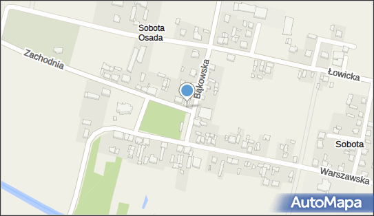 Nadziemny, Plac Zawiszy Czarnego 1, Sobota 99-423 - Hydrant