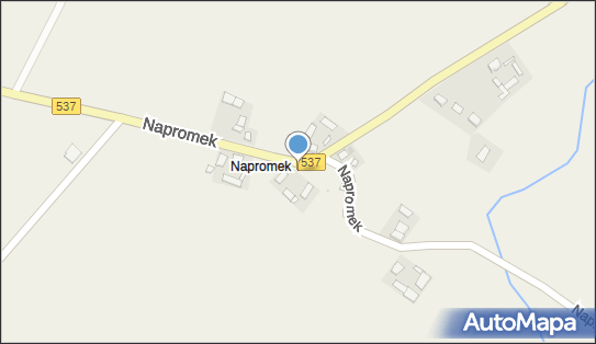 Nadziemny, DW 537, Napromek Osada - Hydrant