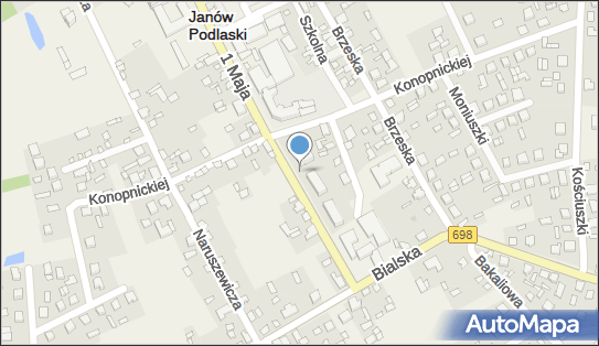 Nadziemny, 1 Maja698 22a, Janów Podlaski 21-505 - Hydrant