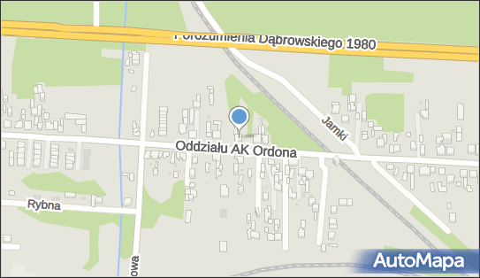 Nadziemny, Oddziału AK Ordona 260, Dąbrowa Górnicza 42-530 - Hydrant