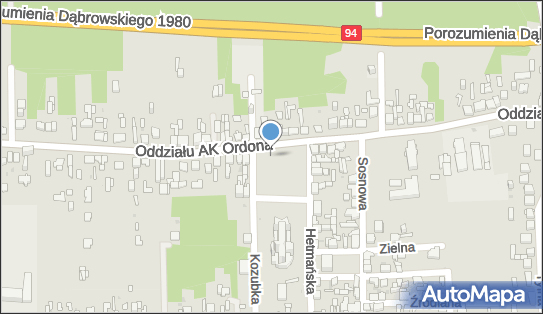 Nadziemny, Oddziału AK Ordona, Dąbrowa Górnicza 42-530 - Hydrant
