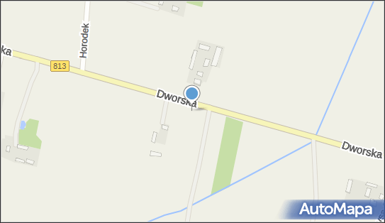 Nadziemny, DW 813, Dworska, Drelów - Hydrant