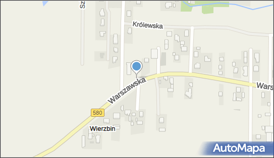 Nadziemny, Warszawska, Wierzbin 05-083 - Hydrant