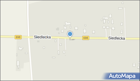 Nadziemny, DW 698, Siedlecka, Łosice - Hydrant