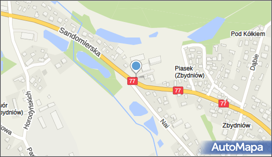 Nadziemny, Sandomierska, Zbydniów 37-415 - Hydrant