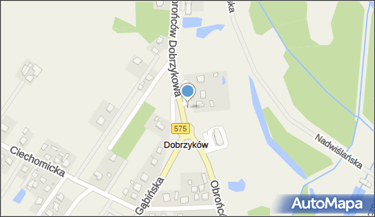 Nadziemny, Obrońców Dobrzykowa575, Dobrzyków 09-530 - Hydrant