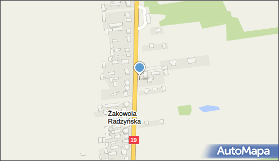 Nadziemny, Żakowola Radzyńska19, Żakowola Radzyńska 21-302 - Hydrant