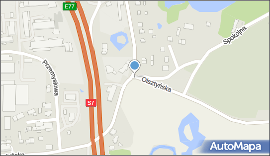 Nadziemny, Olsztyńska, Ostróda 14-100 - Hydrant