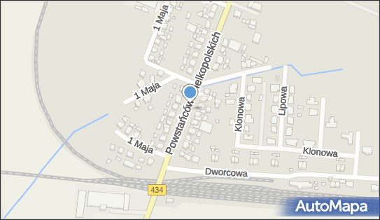Nadziemny, Powstańców Wielkopolskich434, Krobia 63-840 - Hydrant