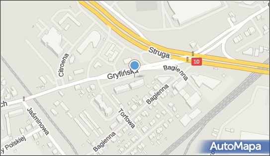 Nadziemny, Gryfińska 78a, Szczecin 70-772 - Hydrant