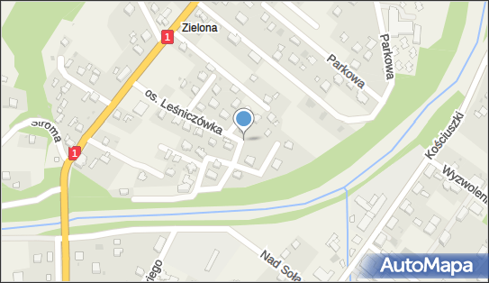 Nadziemny, Osiedle Leśniczówka, Węgierska Górka 34-350 - Hydrant