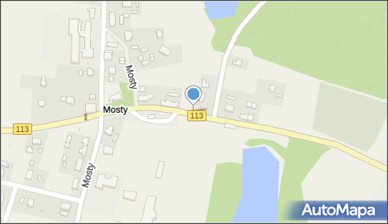 Nadziemny, DW 113, Mosty, Mosty - Hydrant