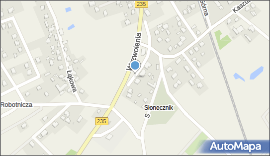 Nadziemny, DW235, Wyzwolenia 45, Dziemiany 83-425 - Hydrant