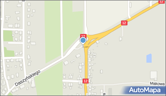 Nadziemny, DK12, 55 Poznańskiego Pułku Piechoty, Wschowa 67-400 - Hydrant