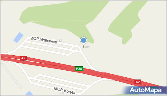 Nadziemny, A2, E30, Walewice 66-235 - Hydrant