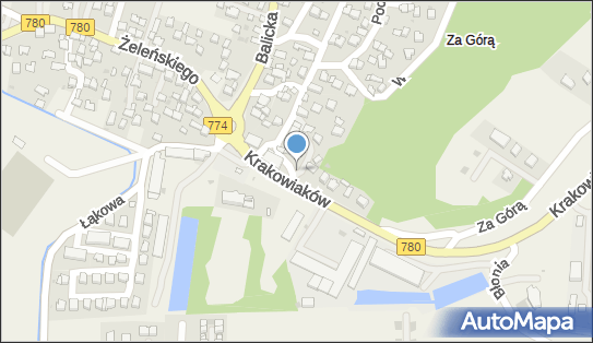 Nadziemny, DW780, Kryspinów 3, Kryspinów 32-060 - Hydrant