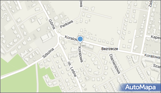 Podziemny, Koralowa 61c, Bezrzecze 71-220 - Hydrant