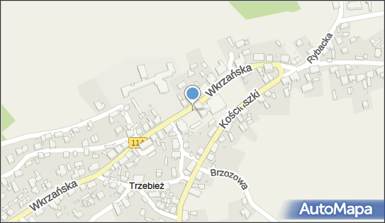 Podziemny, Wkrzańska114 19, Trzebież 72-020 - Hydrant