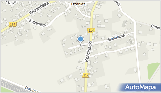 Podziemny, Kościuszki Tadeusza, gen.114 13a, Trzebież 72-020 - Hydrant