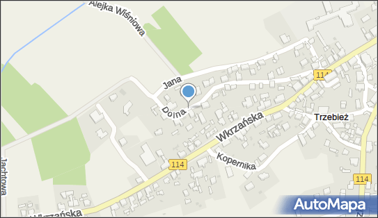 Podziemny, Dolna 14, Trzebież 72-020 - Hydrant