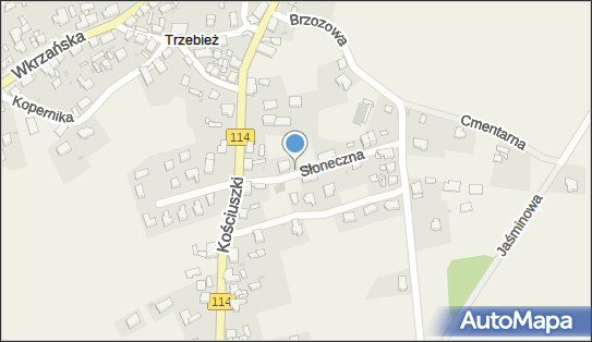 Podziemny, Słoneczna 1, Trzebież 72-020 - Hydrant