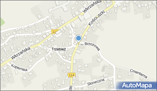 Podziemny, Kościuszki Tadeusza, gen.114 22, Trzebież 72-020 - Hydrant