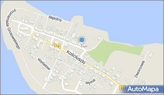 Podziemny, Warszawska 51, Nowe Warpno 72-022 - Hydrant