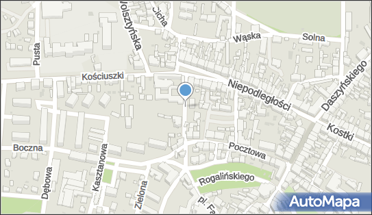 Podziemny, Klasztorna, Wschowa 67-400 - Hydrant