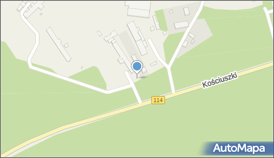 Podziemny, Kościuszki Tadeusza, gen.114 49a, Trzeszczyn 72-004 - Hydrant