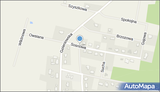 Podziemny, Sosnowa 3, Rurzyca 72-123 - Hydrant