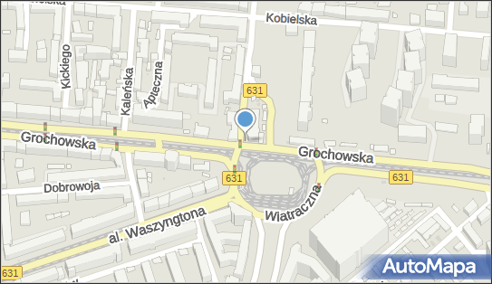 Podziemny, DW 637, Grochowska, Warszawa - Hydrant