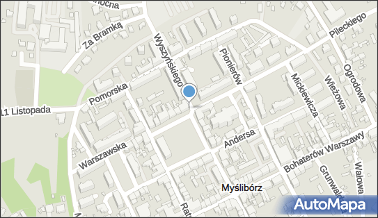 Podziemny, Rynek Jana Pawła II 13, Myślibórz 74-300 - Hydrant
