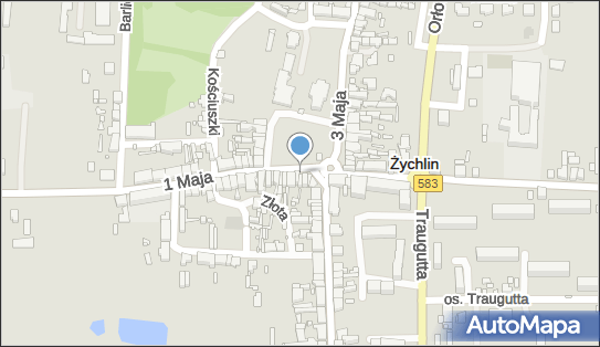 Podziemny, Plac 29 Listopada 5, Żychlin 99-320 - Hydrant