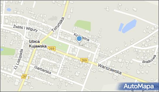 Podziemny, marsz. Józefa Piłsudskiego 16, Izbica Kujawska 87-865 - Hydrant