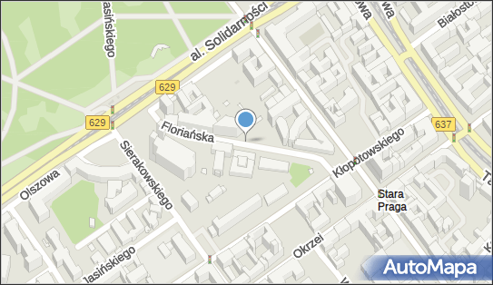 Podziemny, Floriańska 8, Warszawa 03-707 - Hydrant