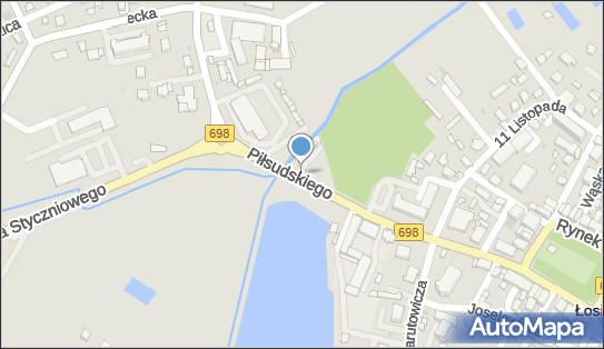 Podziemny, DW698, marsz. Józefa Piłsudskiego 12, Łosice 08-200 - Hydrant