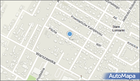 Podziemny, mjr. Adolfa Pilcha 14, Łomianki 05-092 - Hydrant