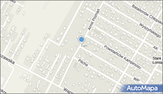 Podziemny, Wojska Polskiego, Łomianki 05-092 - Hydrant