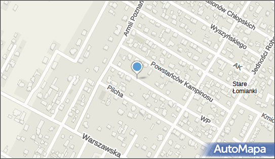 Podziemny, Wojska Polskiego, Łomianki 05-092 - Hydrant