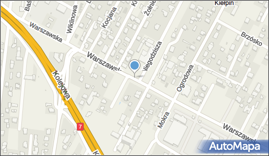 Podziemny, Warszawska, Kiełpin 05-092 - Hydrant