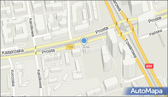 Podziemny, DW719, Prosta 69, Warszawa 00-838 - Hydrant